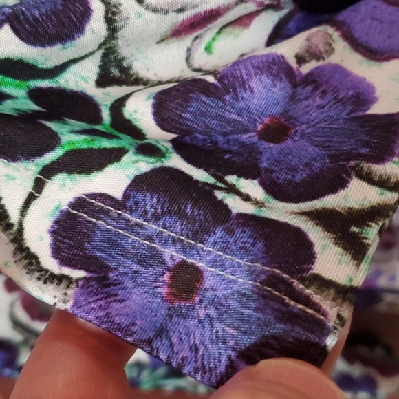 Free People Purple Floral Dress Small - Picture 6 of 10